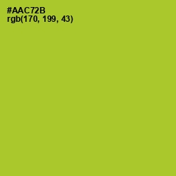 #AAC72B - Key Lime Pie Color Image