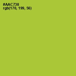 #AAC738 - Key Lime Pie Color Image