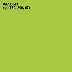 #AAC843 - Conifer Color Image