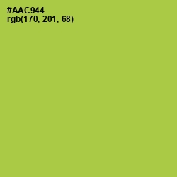 #AAC944 - Conifer Color Image
