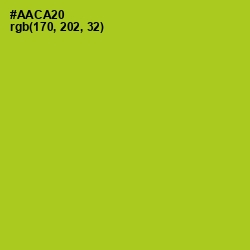 #AACA20 - Key Lime Pie Color Image