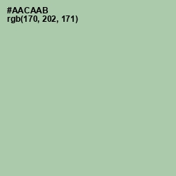 #AACAAB - Spring Rain Color Image