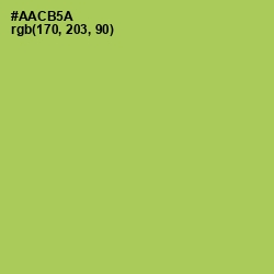 #AACB5A - Celery Color Image