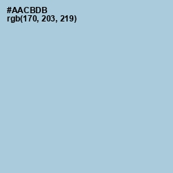 #AACBDB - Jungle Mist Color Image