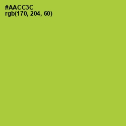 #AACC3C - Key Lime Pie Color Image