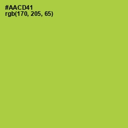 #AACD41 - Conifer Color Image