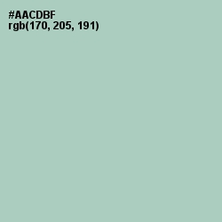 #AACDBF - Spring Rain Color Image