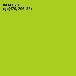 #AACE20 - Key Lime Pie Color Image