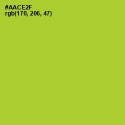 #AACE2F - Key Lime Pie Color Image