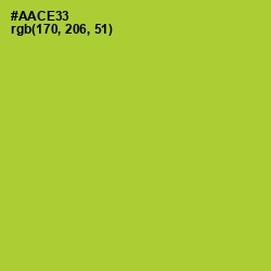 #AACE33 - Key Lime Pie Color Image