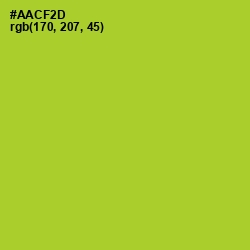 #AACF2D - Key Lime Pie Color Image
