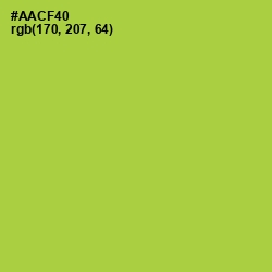 #AACF40 - Conifer Color Image