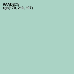 #AAD2C5 - Opal Color Image