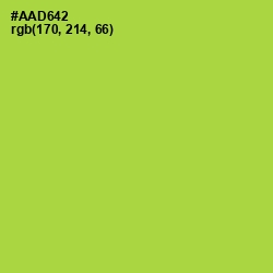 #AAD642 - Conifer Color Image