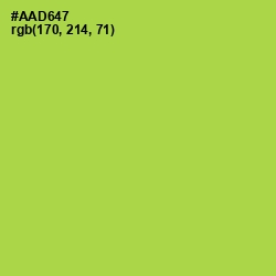 #AAD647 - Conifer Color Image