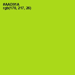 #AAD91A - Bahia Color Image