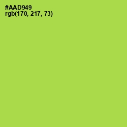 #AAD949 - Conifer Color Image