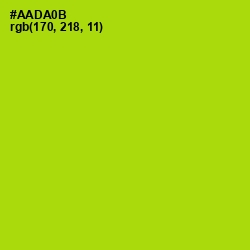 #AADA0B - Bahia Color Image