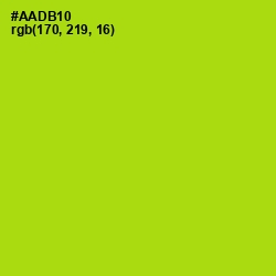 #AADB10 - Bahia Color Image