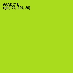 #AADC1E - Bahia Color Image