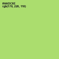 #AADC6E - Wild Willow Color Image