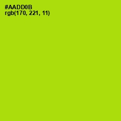 #AADD0B - Bahia Color Image