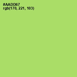 #AADD67 - Wild Willow Color Image