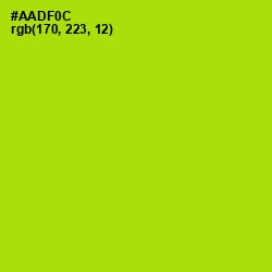 #AADF0C - Fuego Color Image