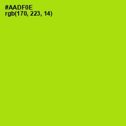 #AADF0E - Fuego Color Image