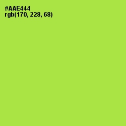 #AAE444 - Conifer Color Image