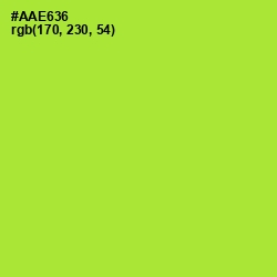 #AAE636 - Green Yellow Color Image