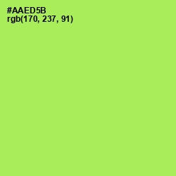 #AAED5B - Conifer Color Image