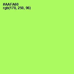 #AAFA60 - Conifer Color Image