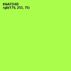 #AAFD4B - Conifer Color Image