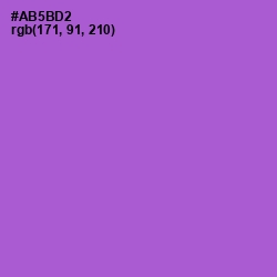 #AB5BD2 - Amethyst Color Image