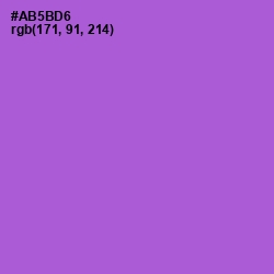 #AB5BD6 - Amethyst Color Image