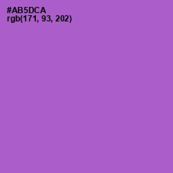 #AB5DCA - Amethyst Color Image