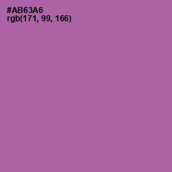 #AB63A6 - Wisteria Color Image