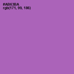 #AB63BA - Wisteria Color Image