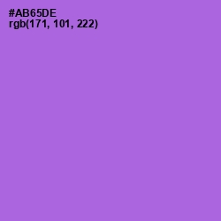 #AB65DE - Lavender Color Image