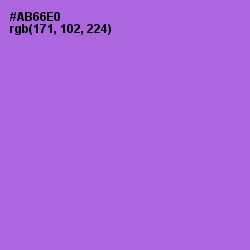 #AB66E0 - Lavender Color Image