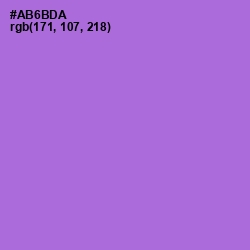 #AB6BDA - Lavender Color Image