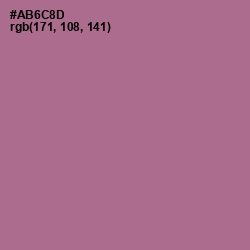 #AB6C8D - Turkish Rose Color Image