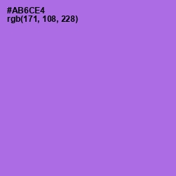 #AB6CE4 - Lavender Color Image