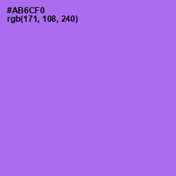 #AB6CF0 - Lavender Color Image
