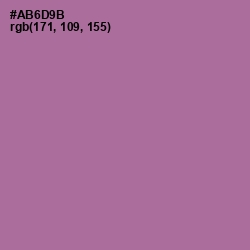 #AB6D9B - Turkish Rose Color Image