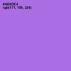 #AB6DE4 - Lavender Color Image