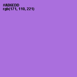#AB6EDD - Lavender Color Image