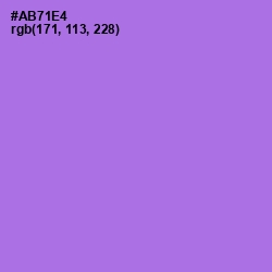 #AB71E4 - Lavender Color Image