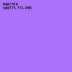 #AB71F8 - Lavender Color Image